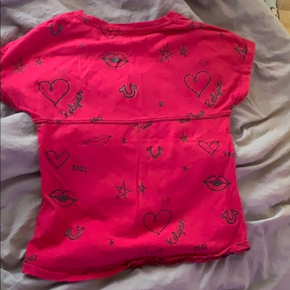 True religion pink shirt for girls - Picture 2 of 2